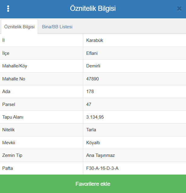 KARABÜK EFLANİ DEMİRLİ   KÖYÜNDE  3.134  M² TARLA SATILIKTIR - KARABÜK EFLANİ fotoğraf 2